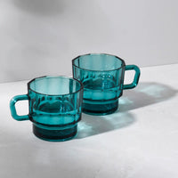 Verre W Bleu